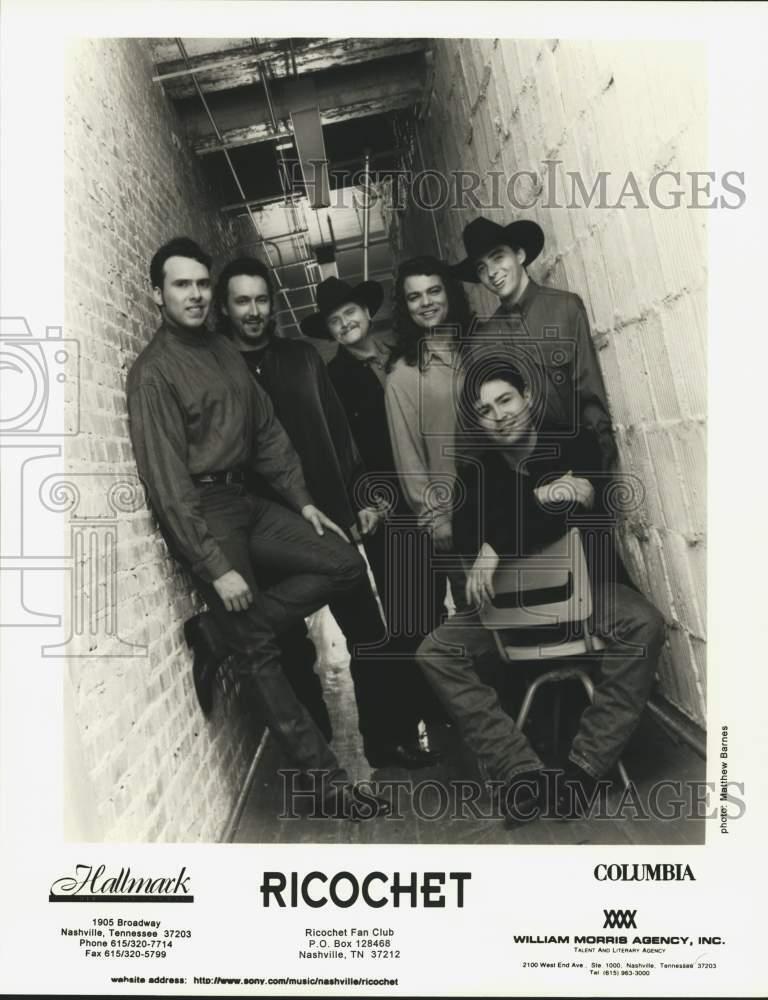 Press Photo Members of the Band, Ricochet - syp18971