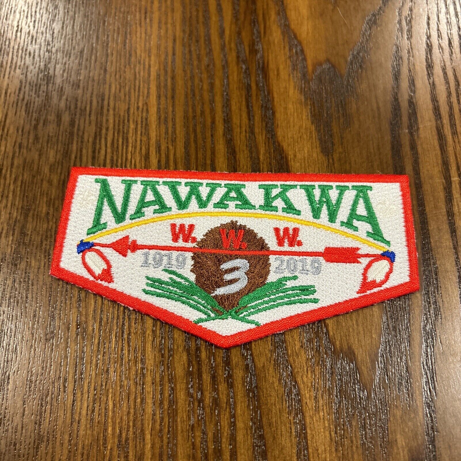 Nawakwa Lodge 3 S175 100th Anniversary OA Flap