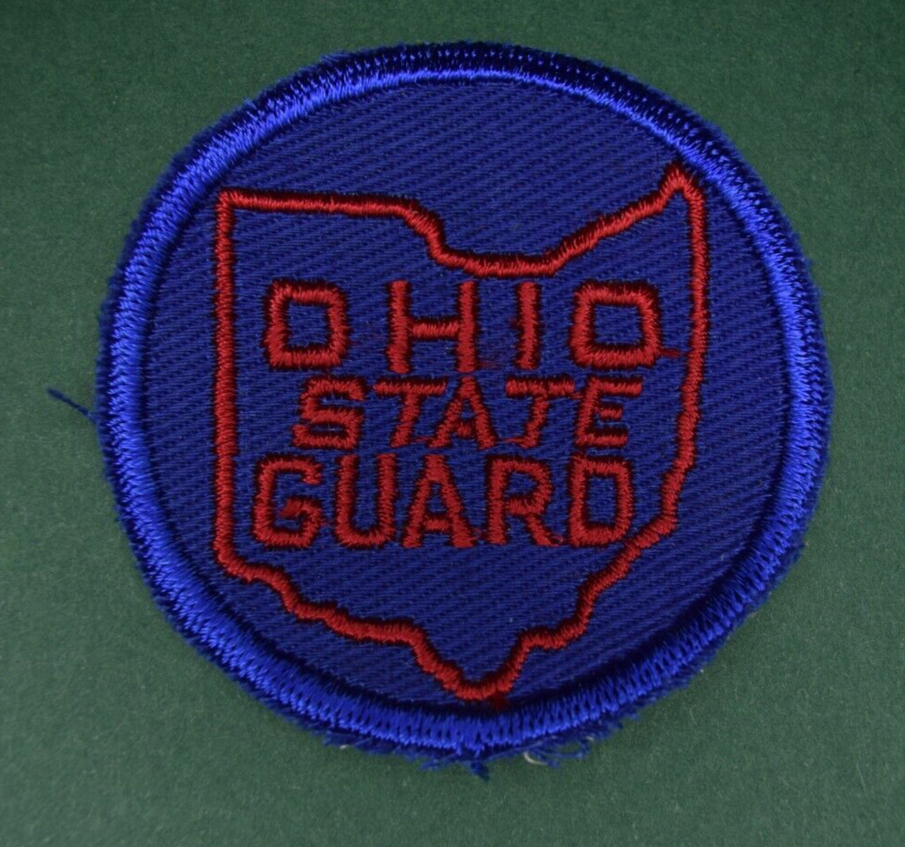 Authentic Vintage Ohio State Guard WWII Era  Uniform Patch
