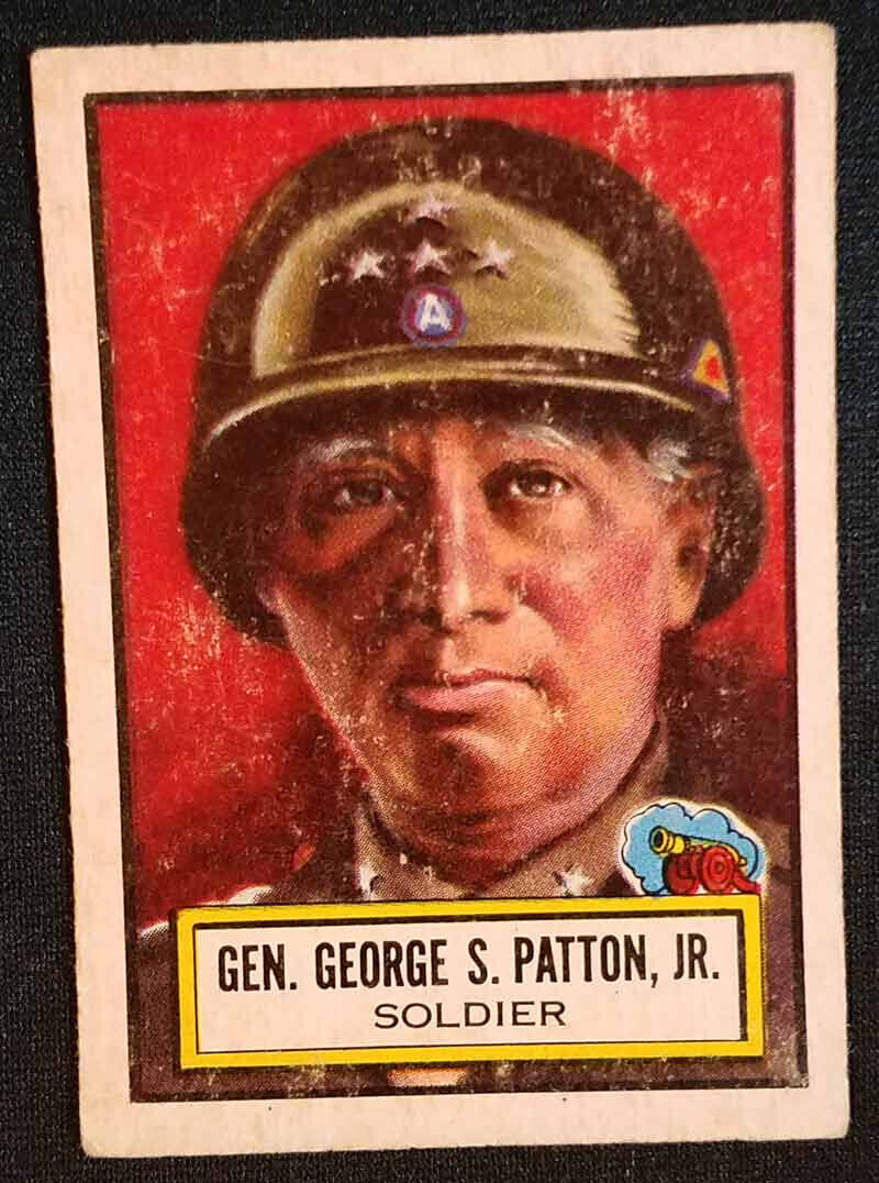 1952 Topps Look \'N See #39 General George Patton USA VG-EX (surface issues)