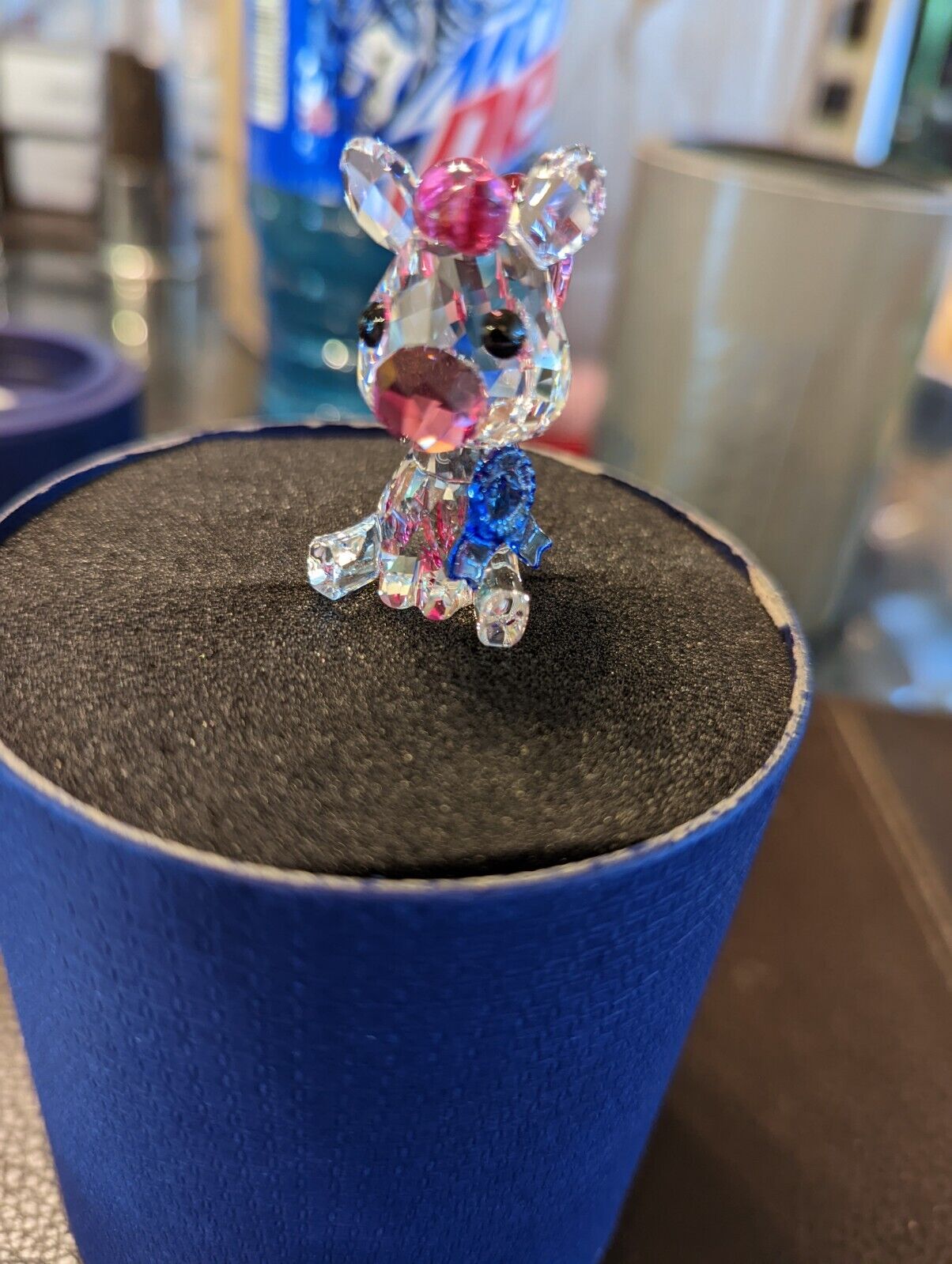 NIB 100% Authentic Swarovski Speedy the Pony Blue Pink Crystal Figurine #5506810