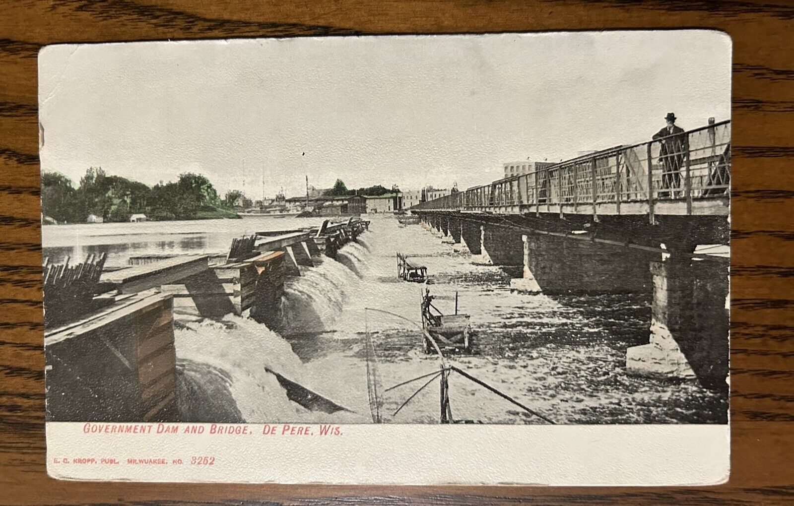 Milwaukee 1910s Postcard - Dam 