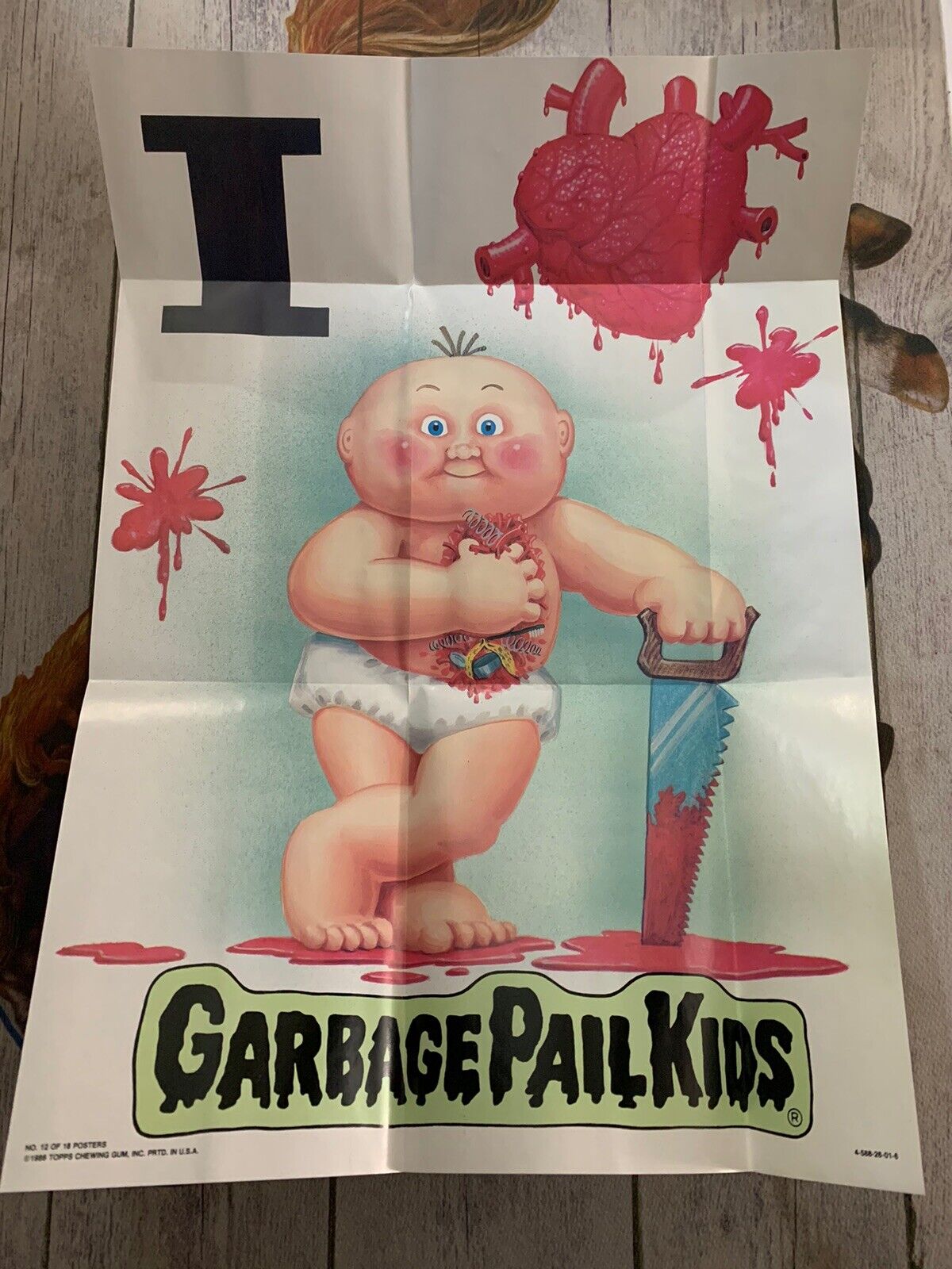 GPK Garbage Pail Kids Poster Loose Vintage #12