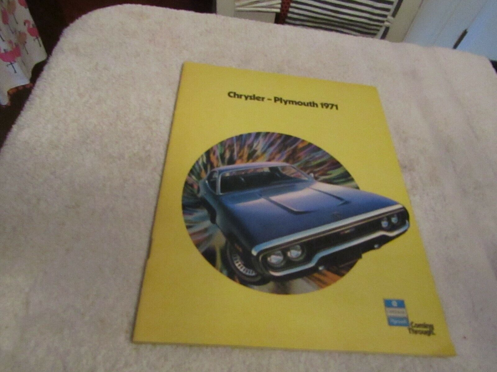 Vintage 1971 Chrysler Plymouth OEM Dealer New Car Sales Brochure NOS