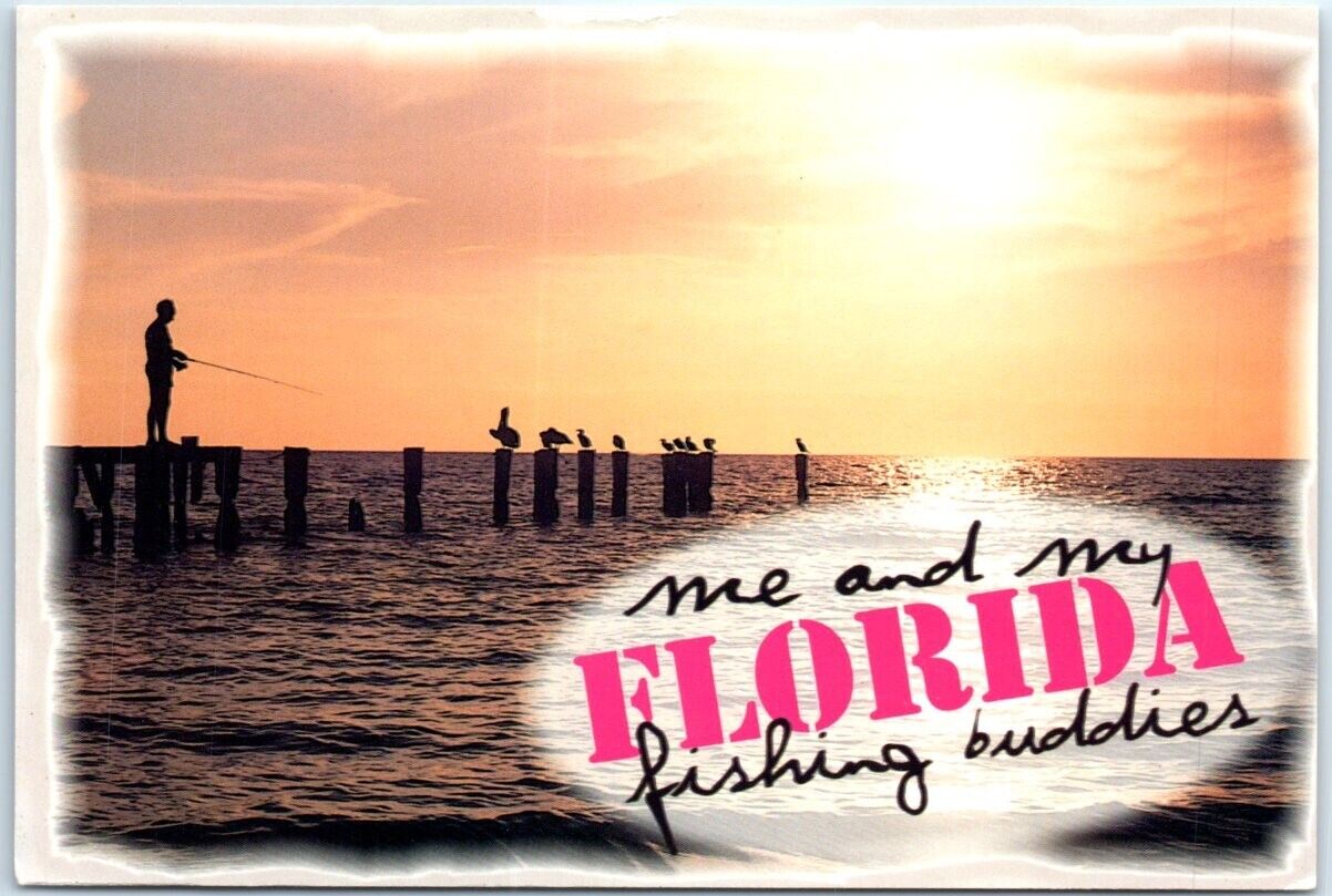 Postcard - Me and my Florida fishing buddies - Florida
