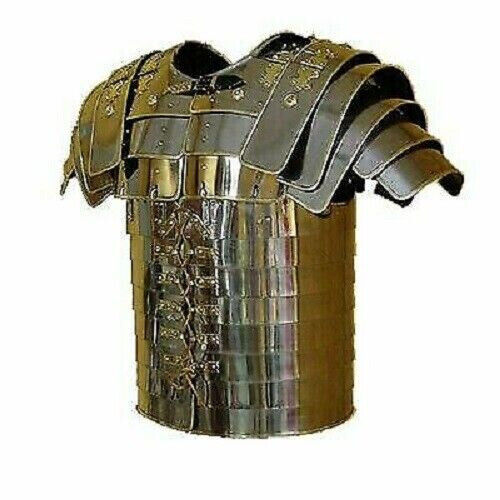 Roman Lorica Segmentata Armor Brass Trimmed Medieval Armour