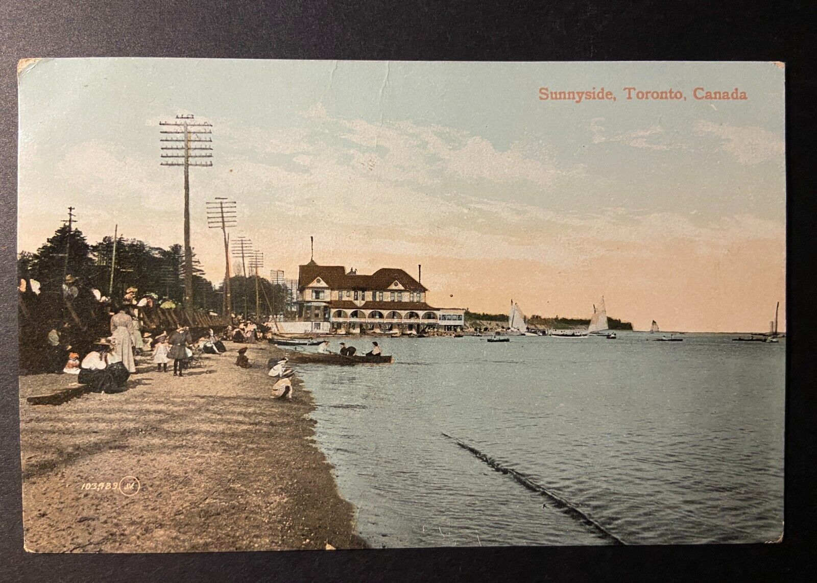 Sunnyside, Toronto, Canada Postcard 1909 | Posted King Edward VII 1903 Stamp