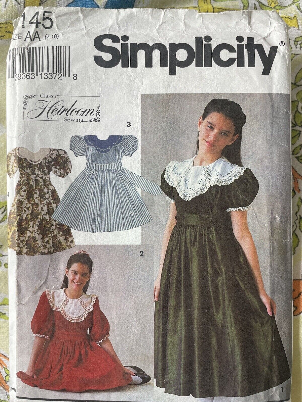Vintage Simplicity Pattern Heirloom Edition #145 AA