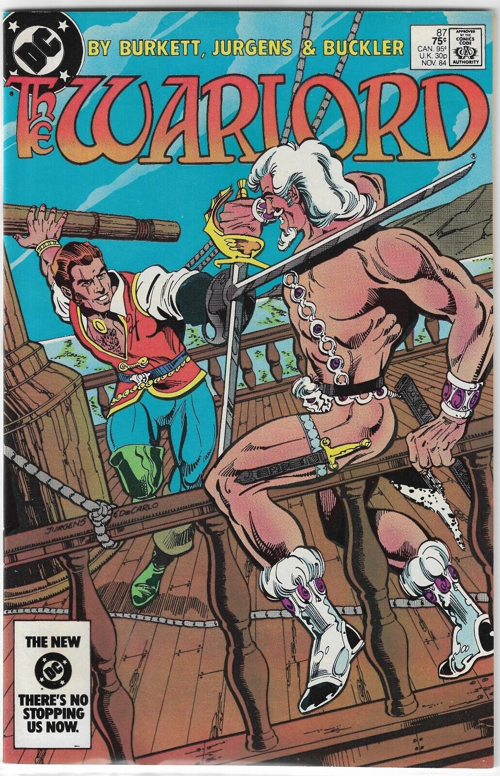 The Warlord #87 Direct Edition DC Comics