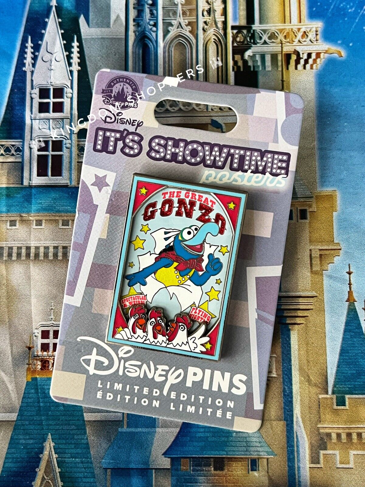 2024 Disney Parks Showtime Poster The Muppets The Great Gonzo Pin LE 3000