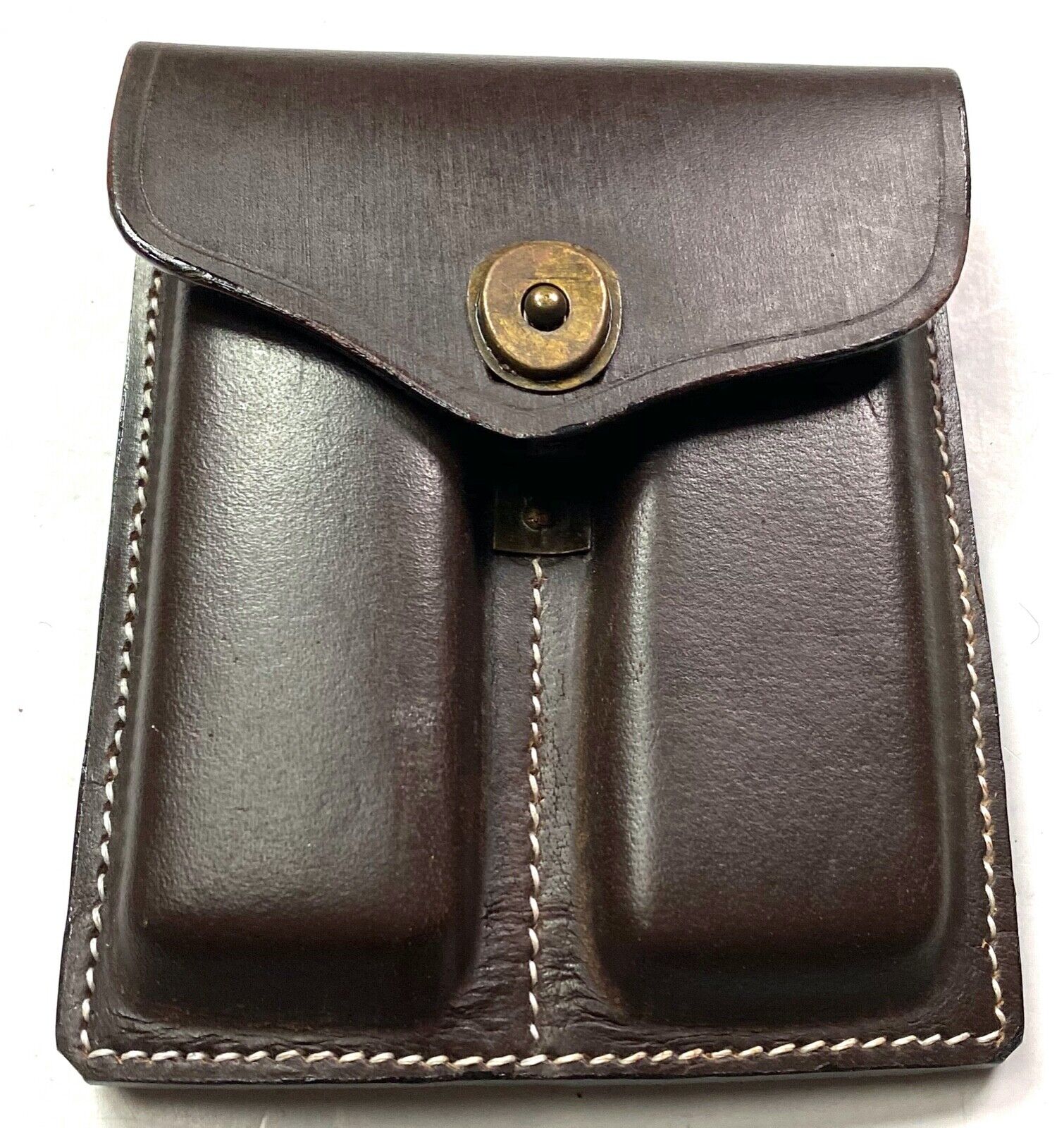 WWI US M1910 LEATHER OFFICER/NCO .45 PISTOL AMMO POUCH