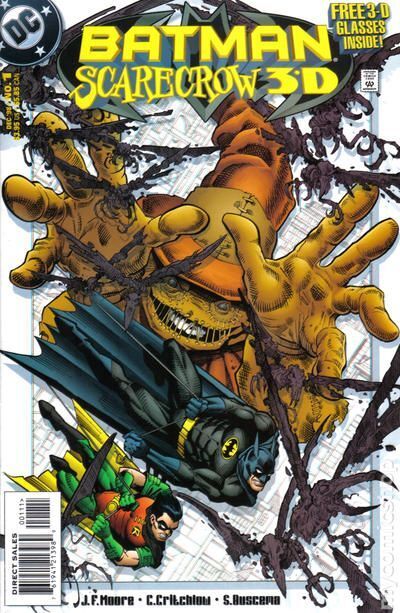 Batman Scarecrow 3-D #1 VF 1998 Stock Image