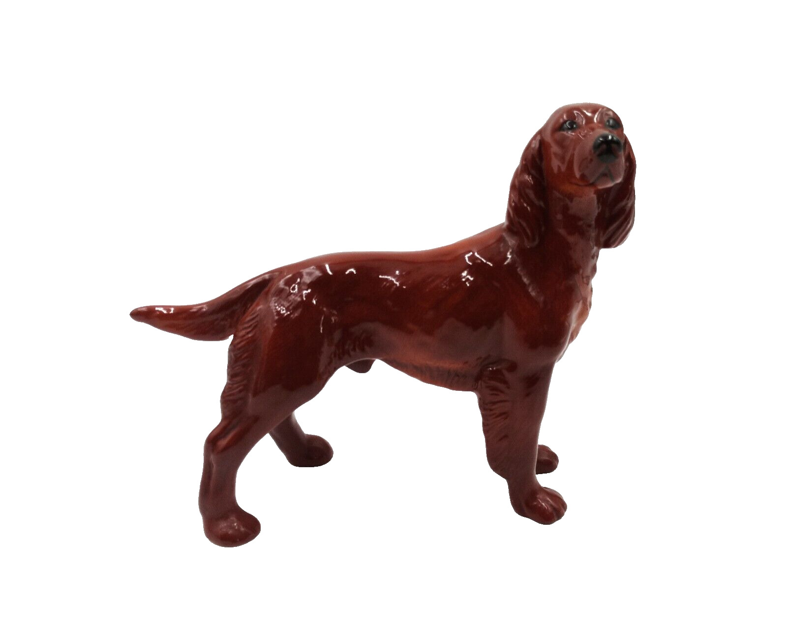 Large Coopercraft Irish Setter Figure Vintage Dog Figurine 21 cm  (8.3\