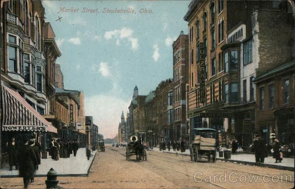 1909 Steubenville,OH Market Street Jefferson County Ohio Erwin & Robinson