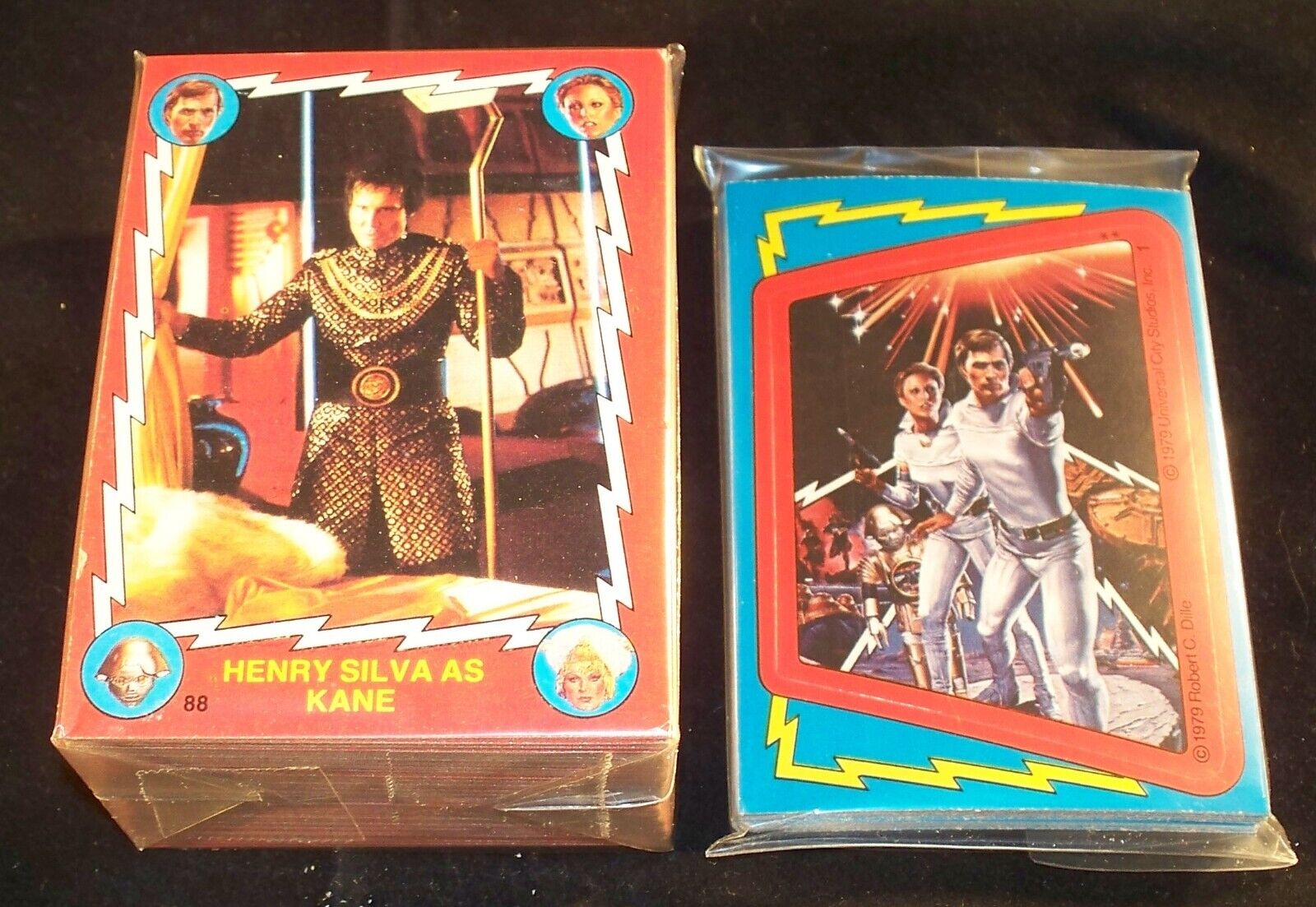 1979 BUCK ROGERS TOPPS TRADING CARD COMPLETE SET -  88 CARDS  22 STICKERS