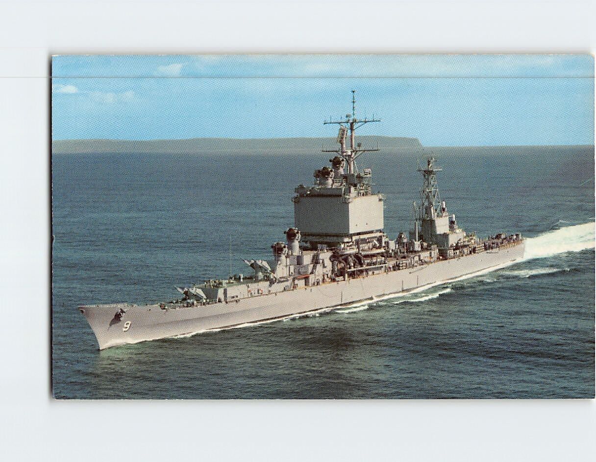 Postcard USS Long Beach (CGN 9)