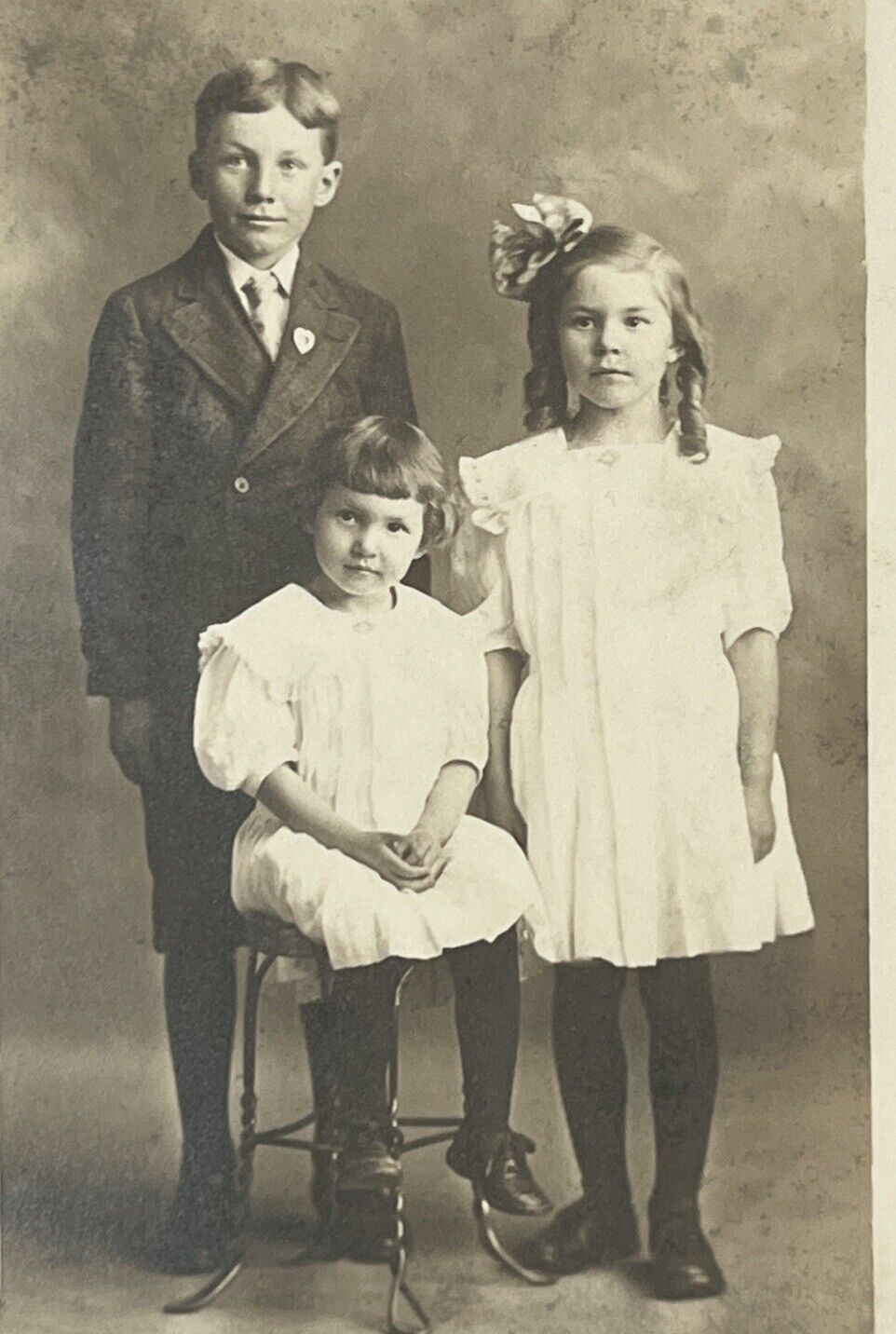 RPPC Postcard Daphne Goetzke Hallie Newman Ross Bunn Children 1908