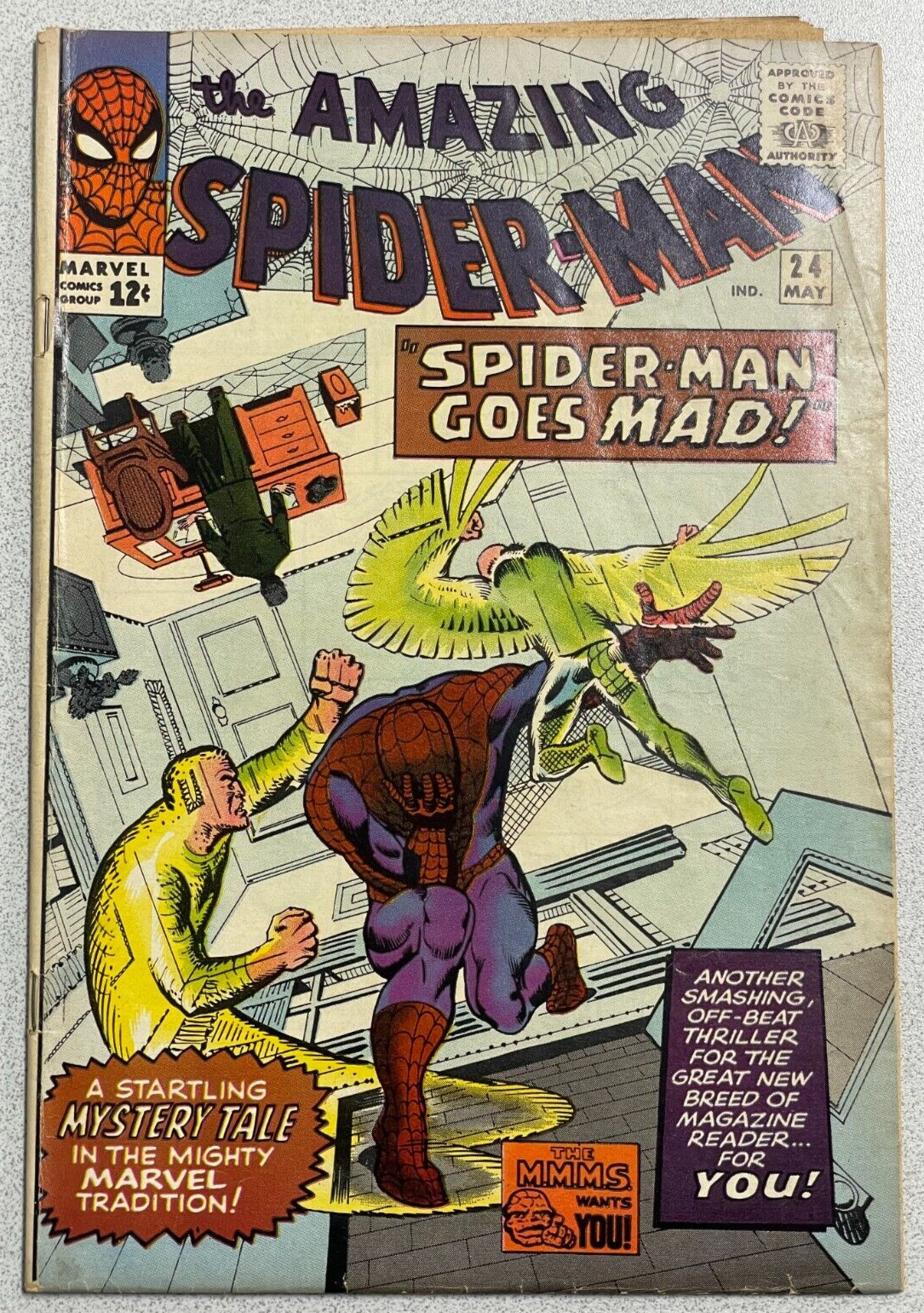 The Amazing Spider-Man #24 (Marvel Comics 1965) 2nd Appearance of Mysterio