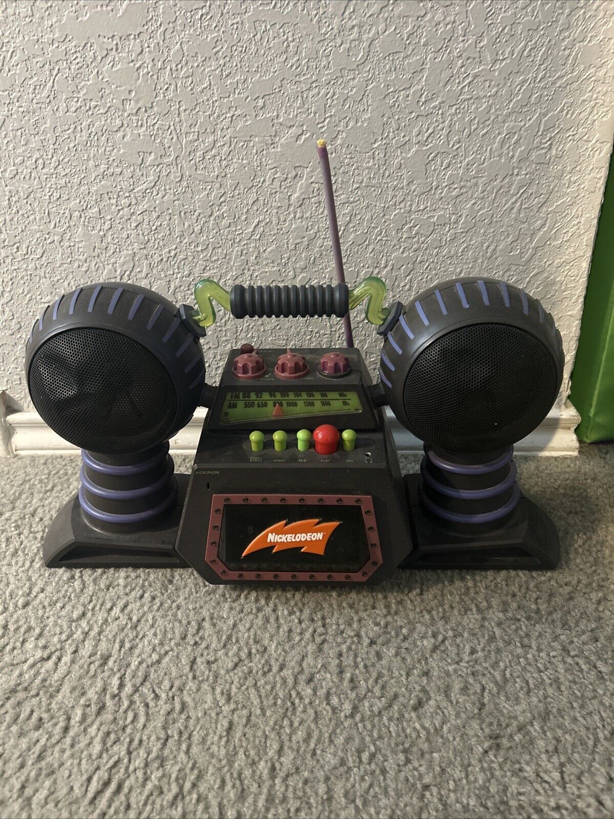 1995 Nickelodeon Blaster Box Radio And Cassette Player Tested Works Great