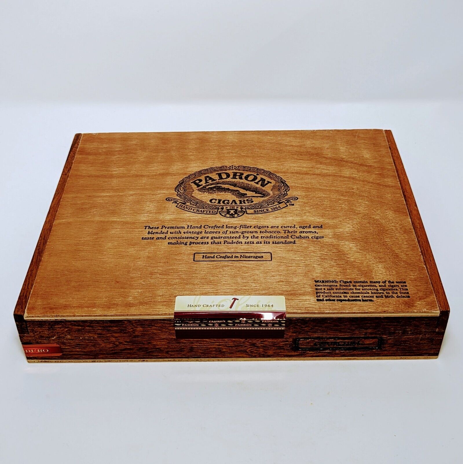 Padron | 1964 Exclusivo Maduro Cigar Box Empty - 10.5\