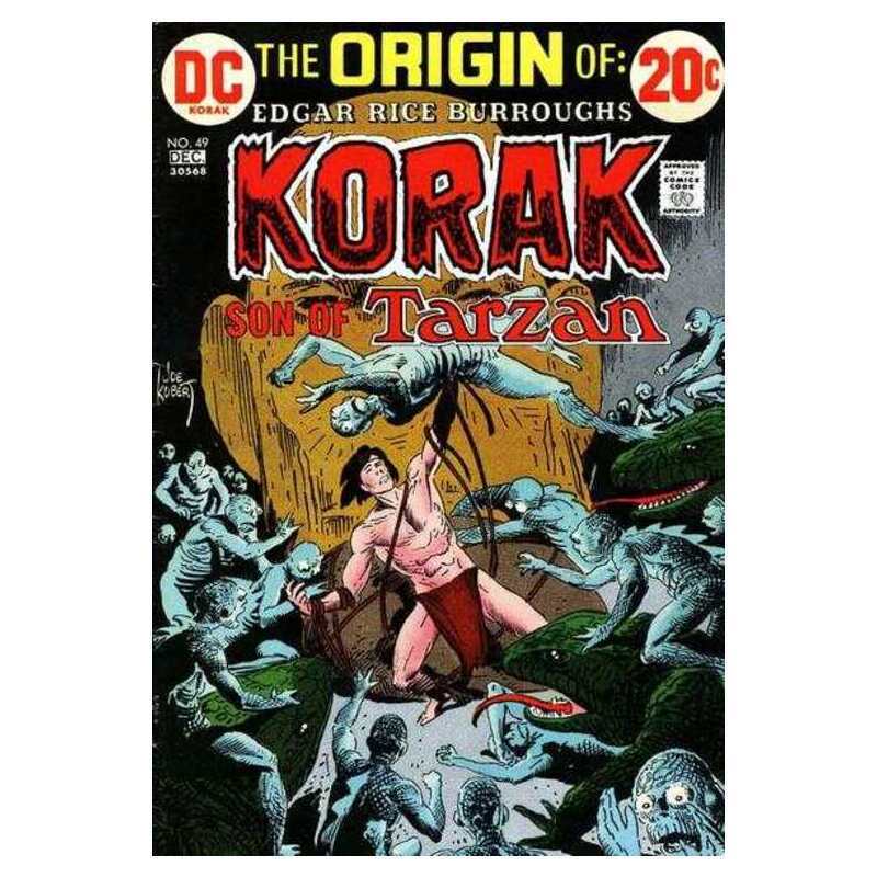 Korak: Son of Tarzan #49  - 1972 series DC comics VG+ Full description below [w|