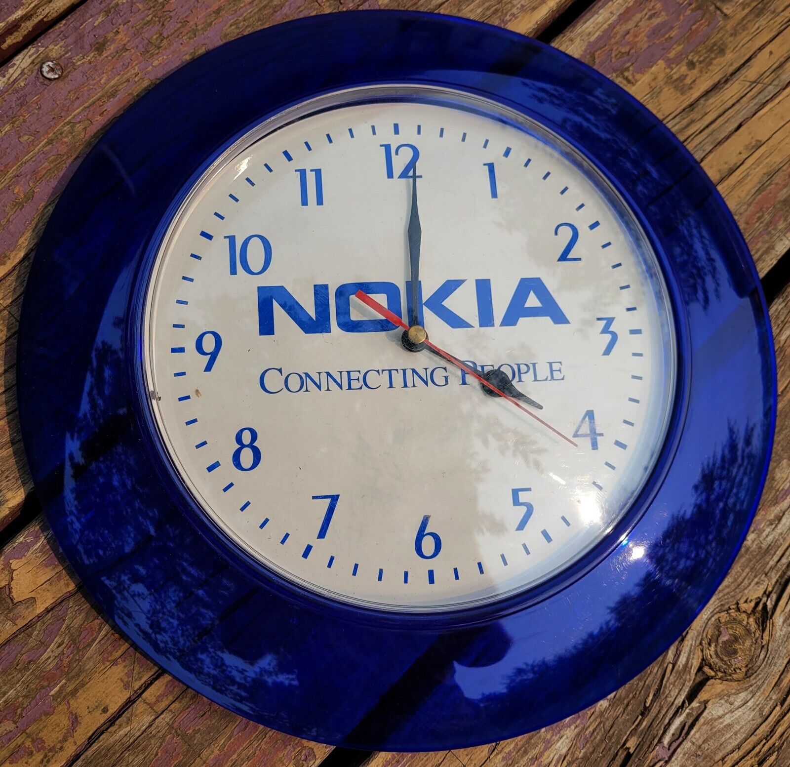 Rare Vintage Nokia - Connecting People Wall Clock 12\