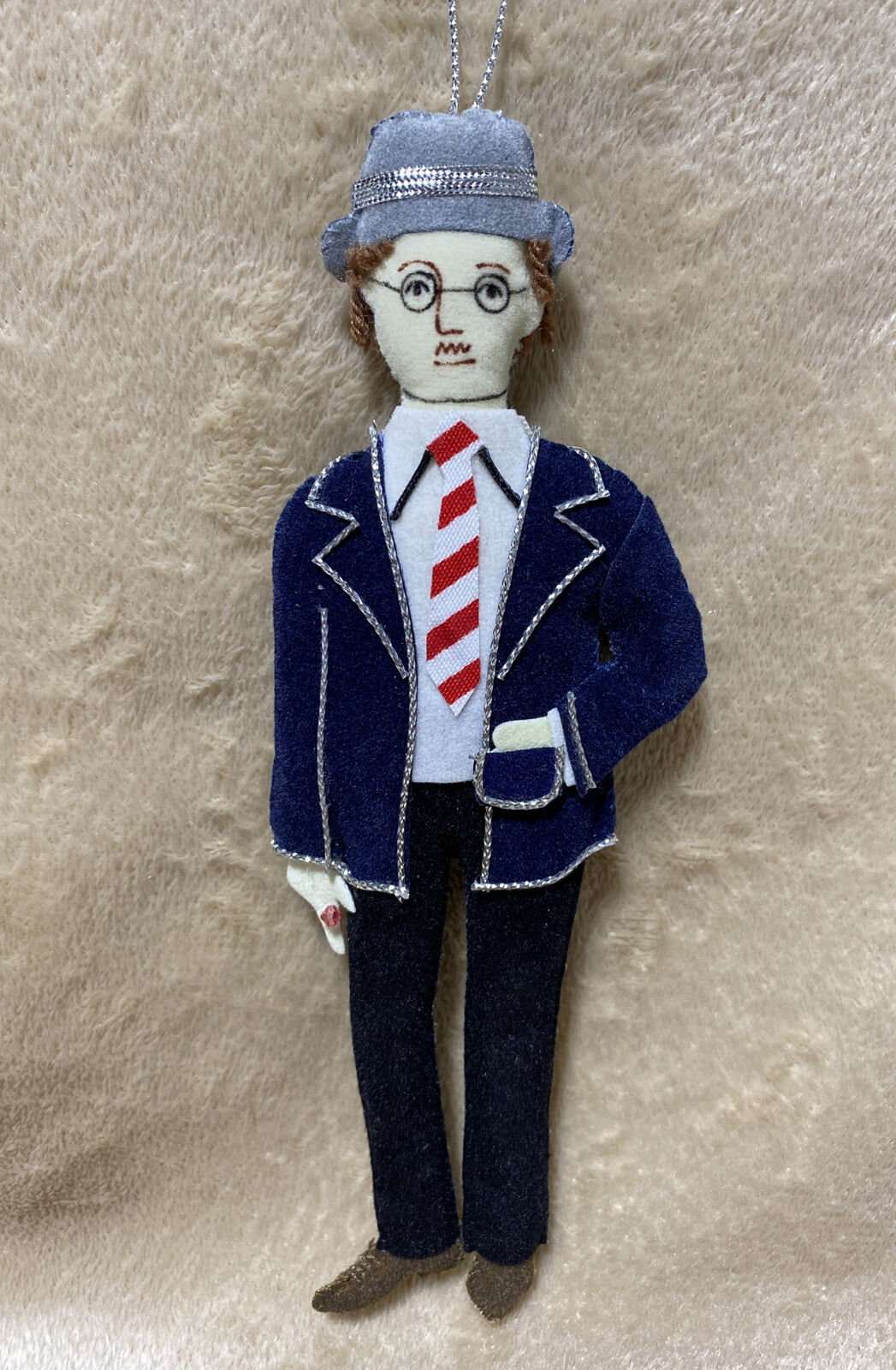 St. Nicolas Embroidered James Joyce  Ornament 6.5 Inches Tall #9157 JJ NEW