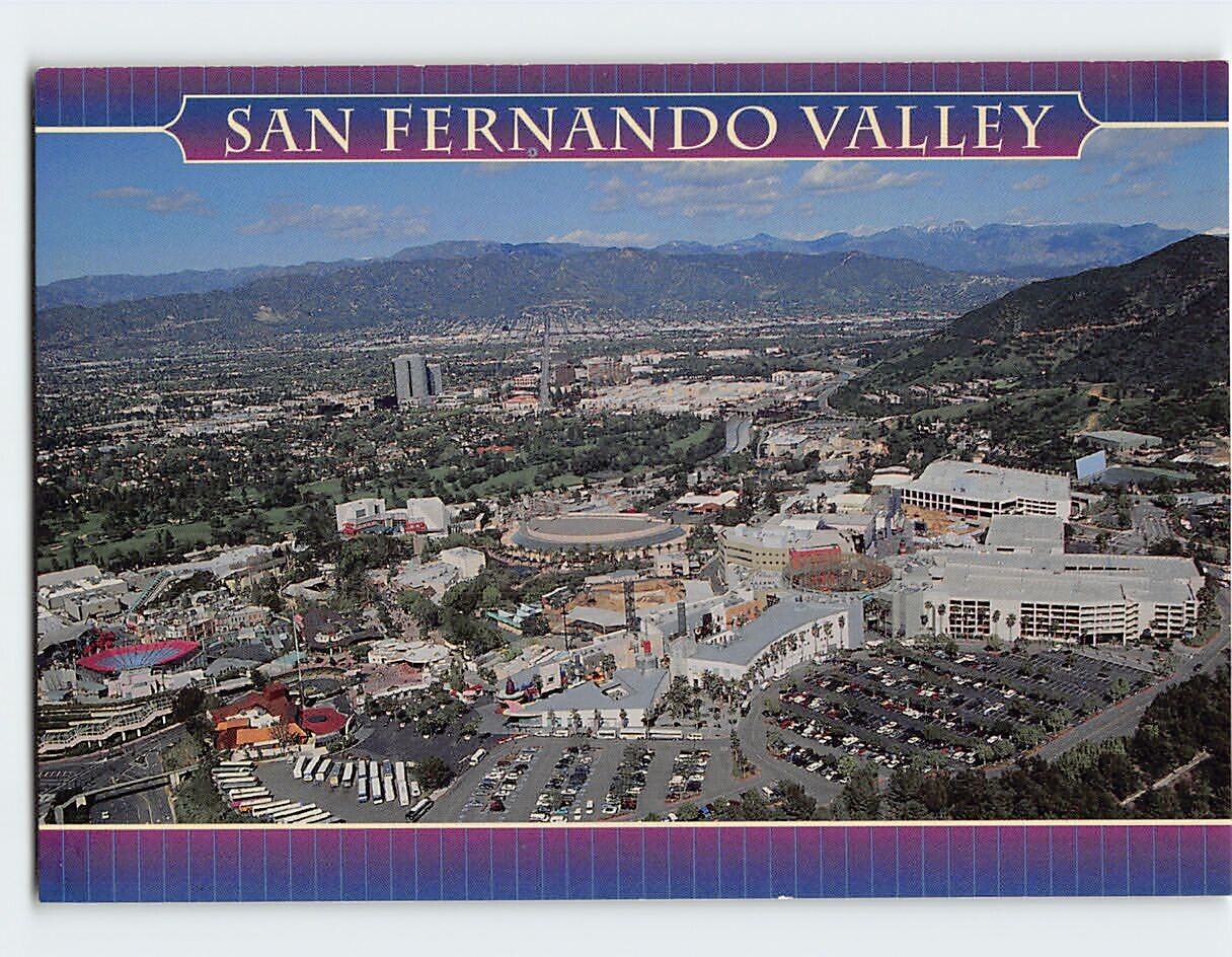 Postcard View of San Fernando Valley California USA