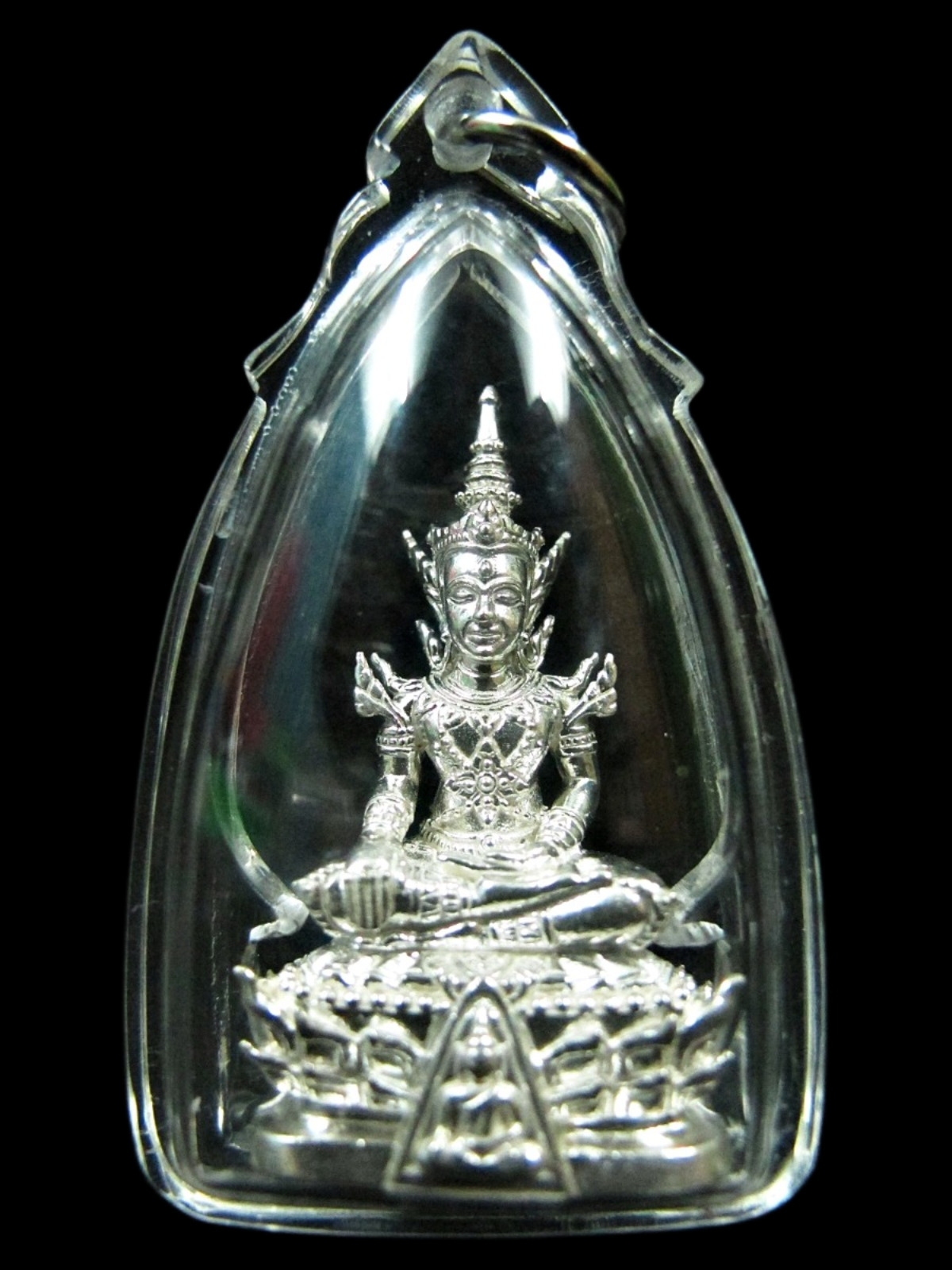 SUPER RARE ITEM REAL SILVER Phra Kring Nang Phaya Thai Amulet