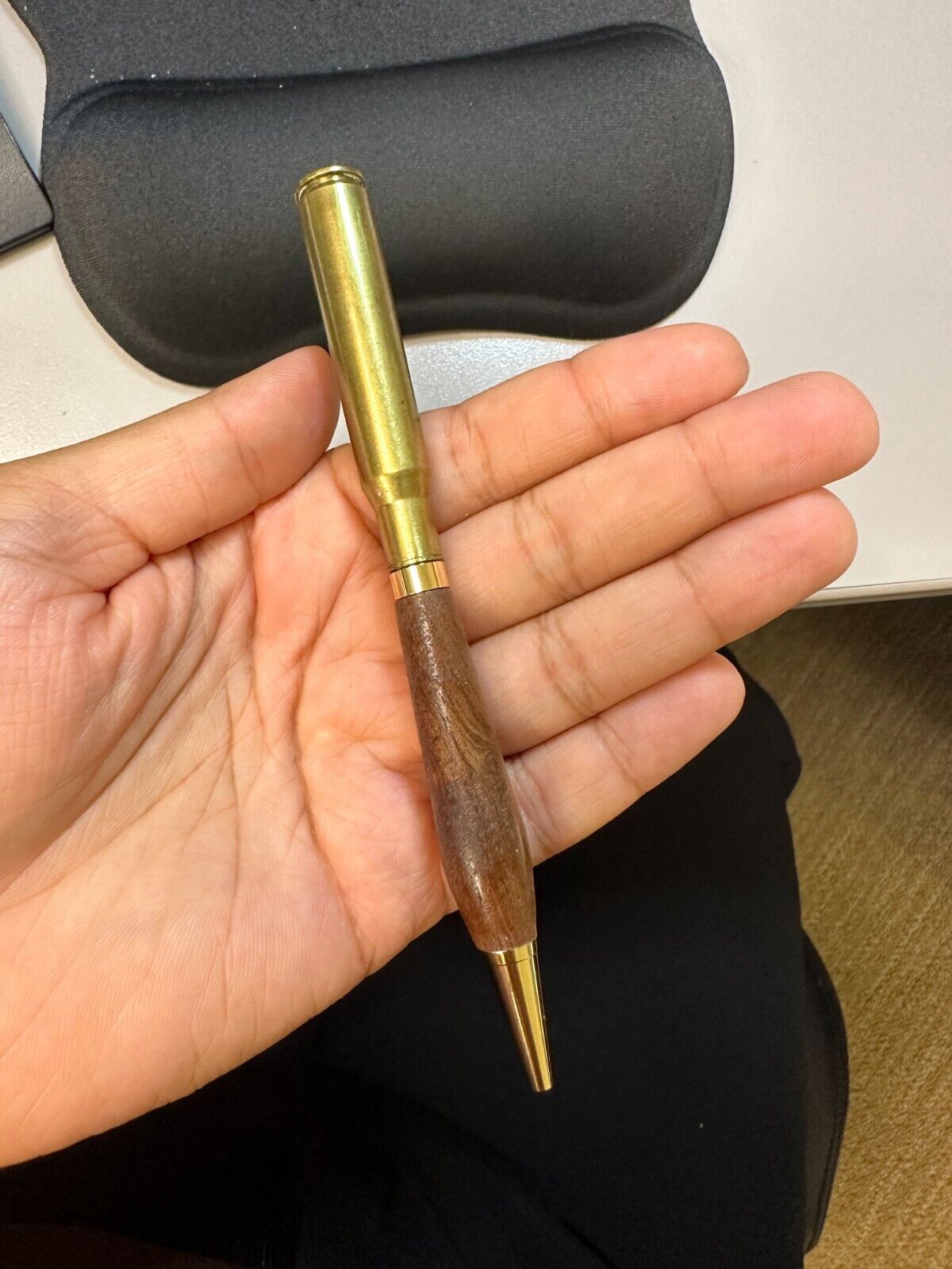 New Custom Handmade Wooden Pen Made from a Winchester Shell