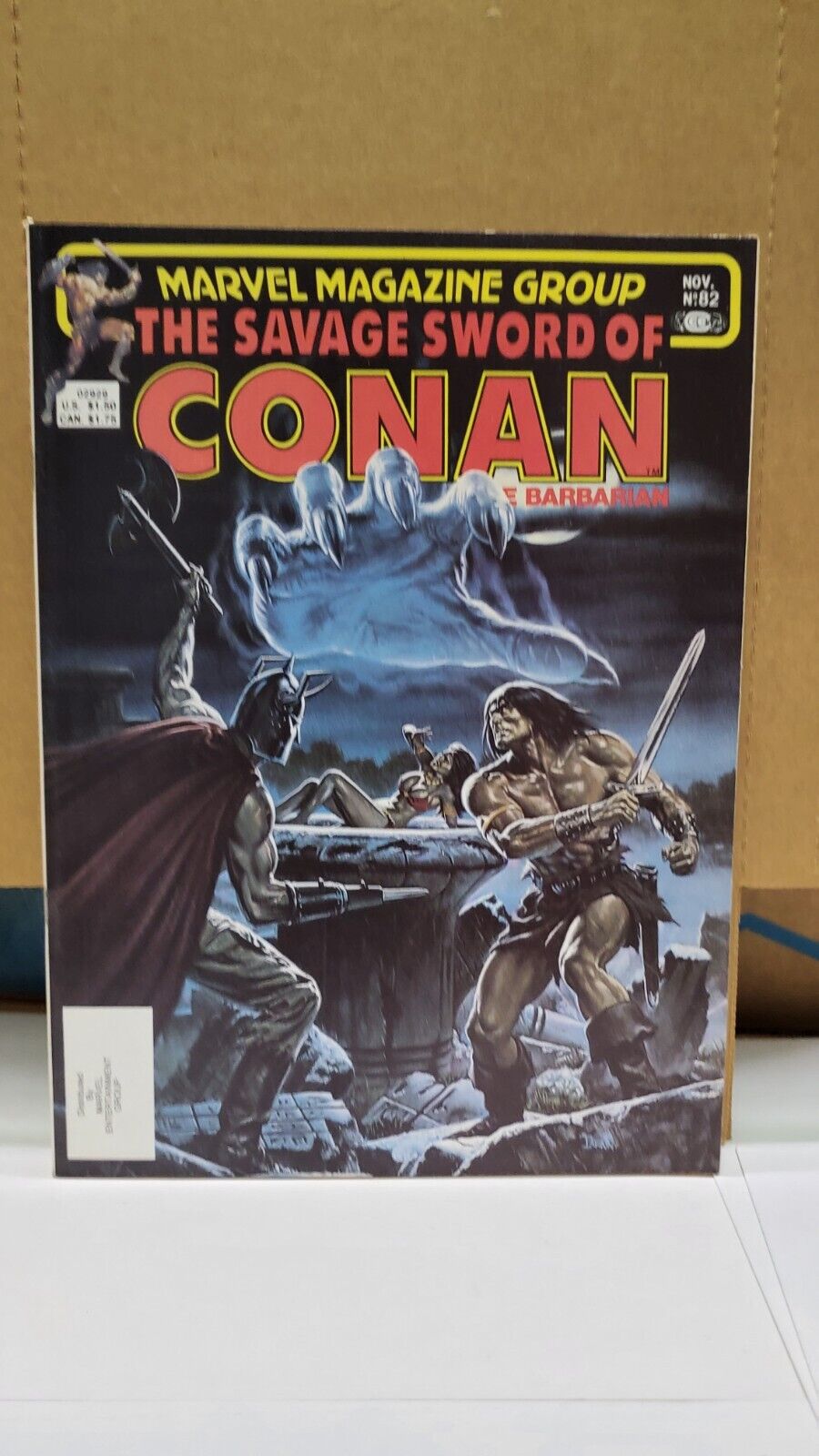 Savage Sword of Conan #82, mag, Robert E Howard, 1982; B Smith\'s Red Sonja; Mint