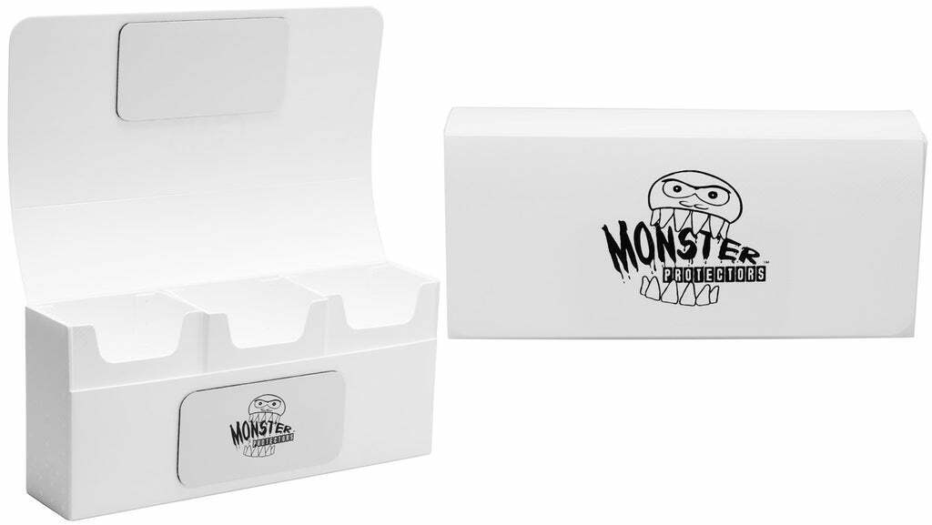 MONSTER TRIPLE DECKBOX - WHITE Brand New 