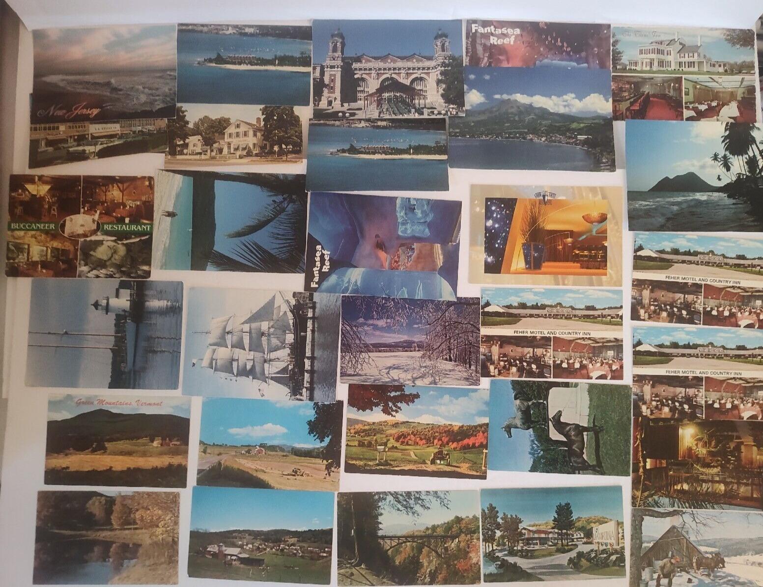 Vintage LOT OF 126 Tourism Souvenir Travel Americana Post Cards 60\'s 70\'s 80\'s