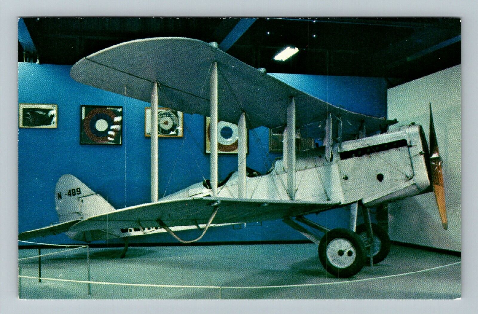 Dayton OH-Ohio, DeHavilland D.H. 4, Aircraft On Display, Vintage Postcard
