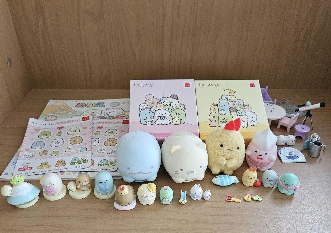 Sumikko gurashi Plush Mini Figure miniature furniture Goods lot of 22 Set sale