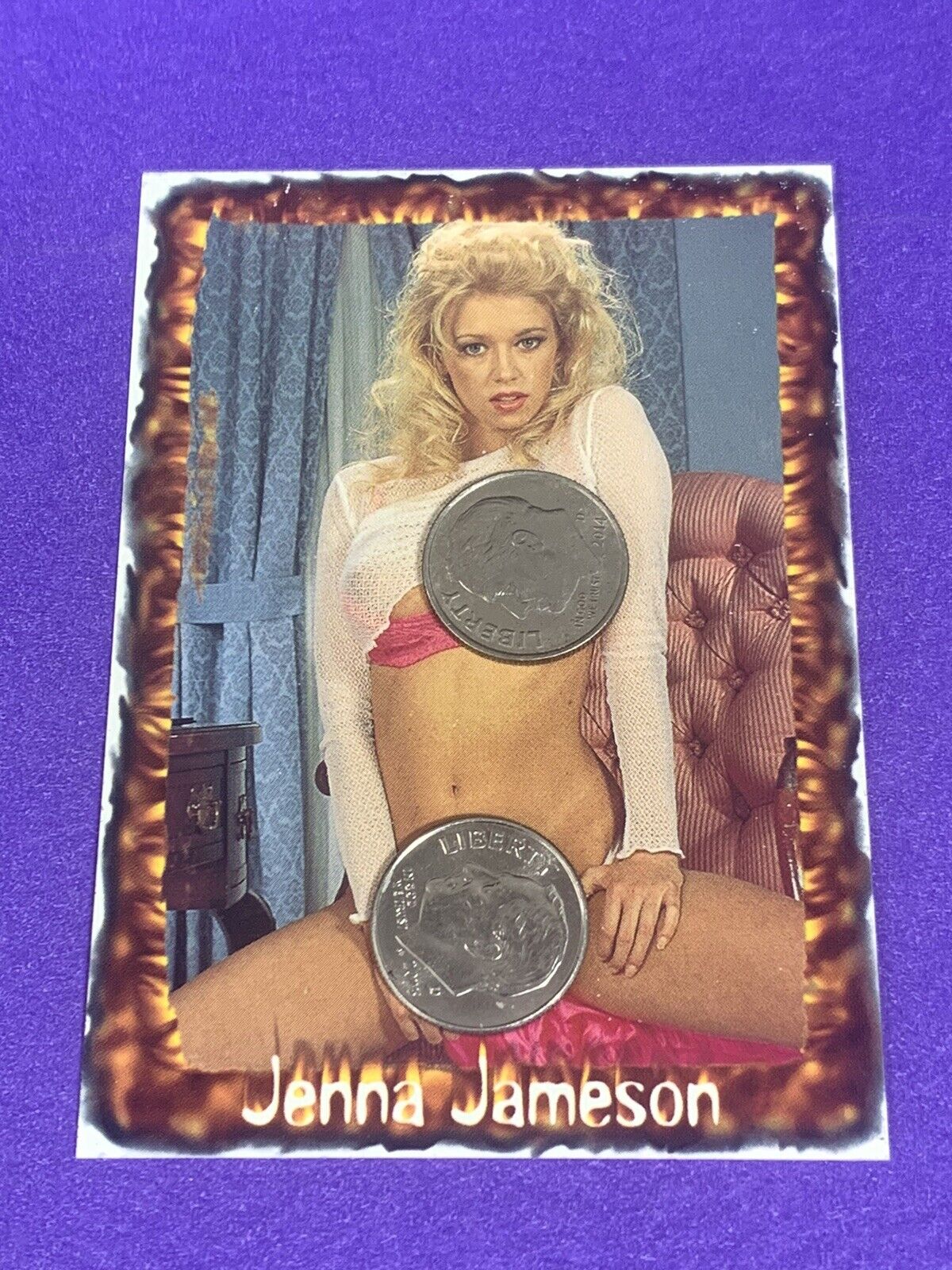Jenna Jameson Skin Tight / Hot Shots Trading Bonus Card #1