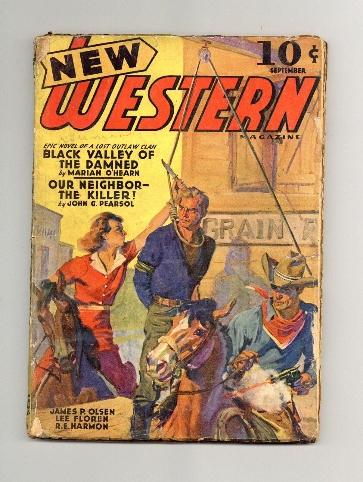 New Western Magazine Pulp 2nd Series Sep 1940 Vol. 1 #4 PR Low Grade