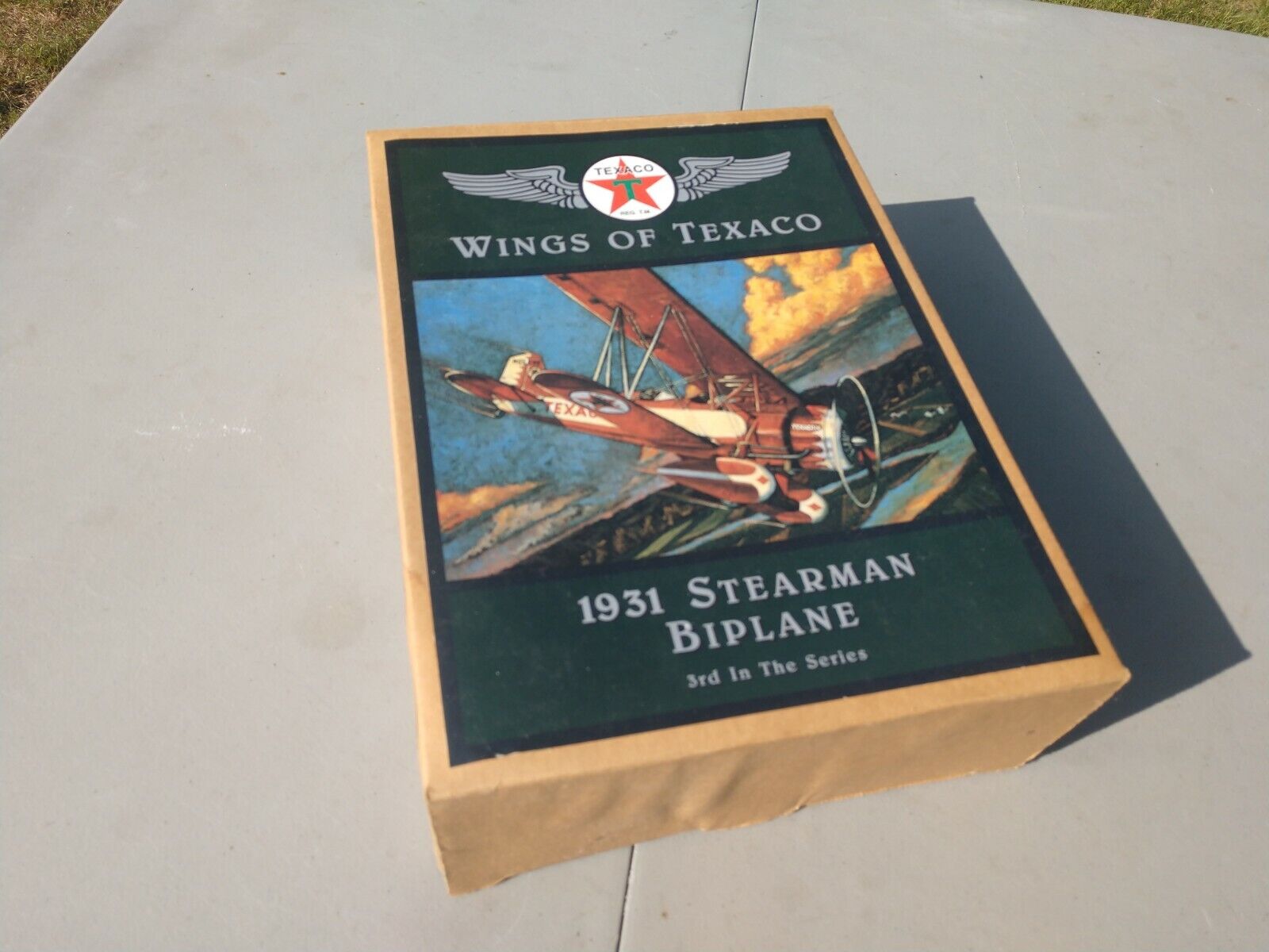 Wings of Texaco 1931 Stearman Biplane ERTL Collectibles Stock No. F121 Diecast