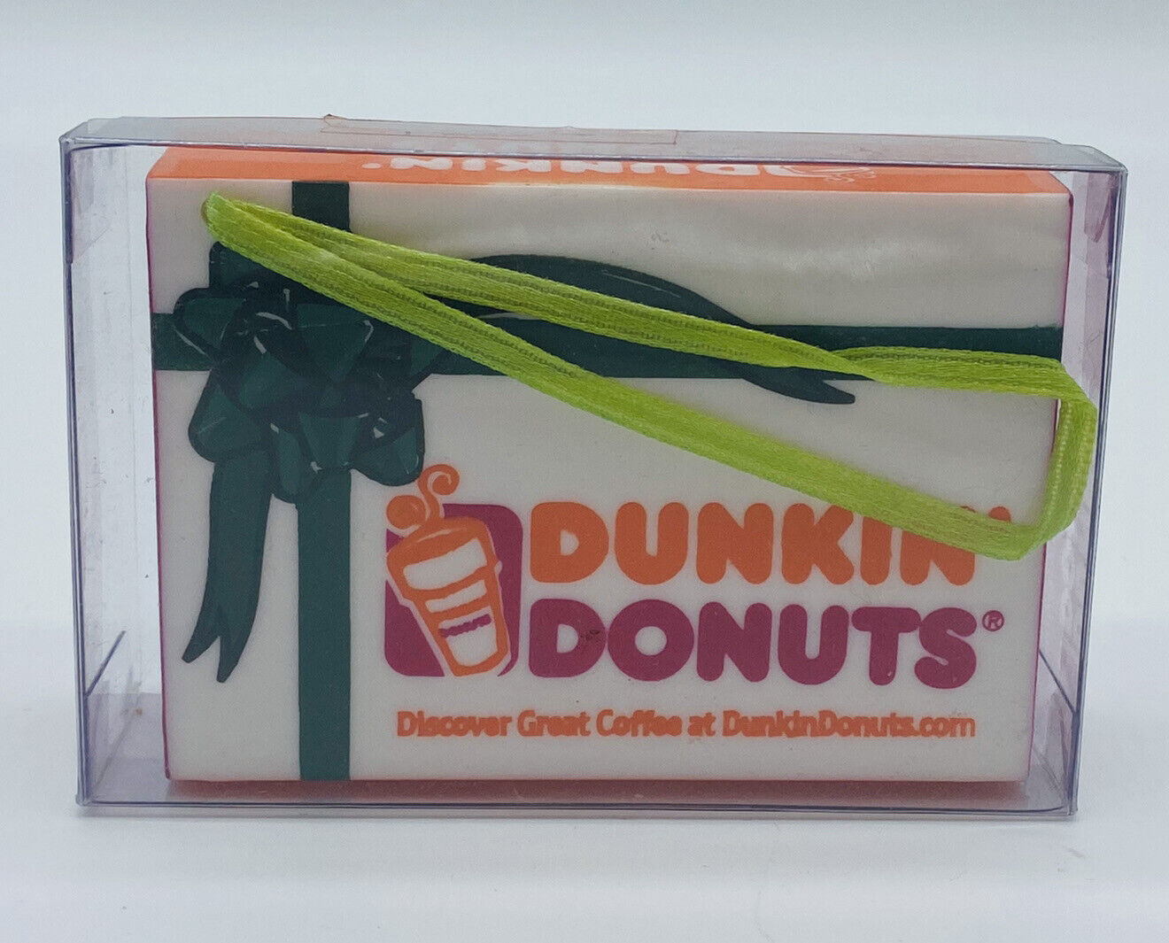Vintage Dunkin Donuts Hanging Donut Box Christmas Ornament 2001