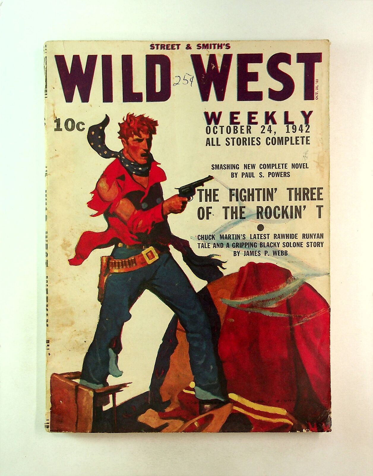 Wild West Weekly Pulp Oct 24 1942 Vol. 158 #2 VG