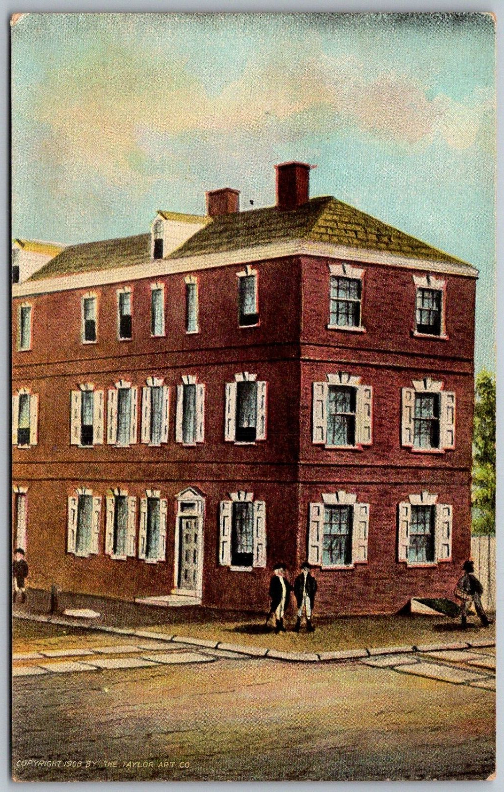 Philadelphia Pennsylvania c1910 Postcard House Of Thomas Jefferson 