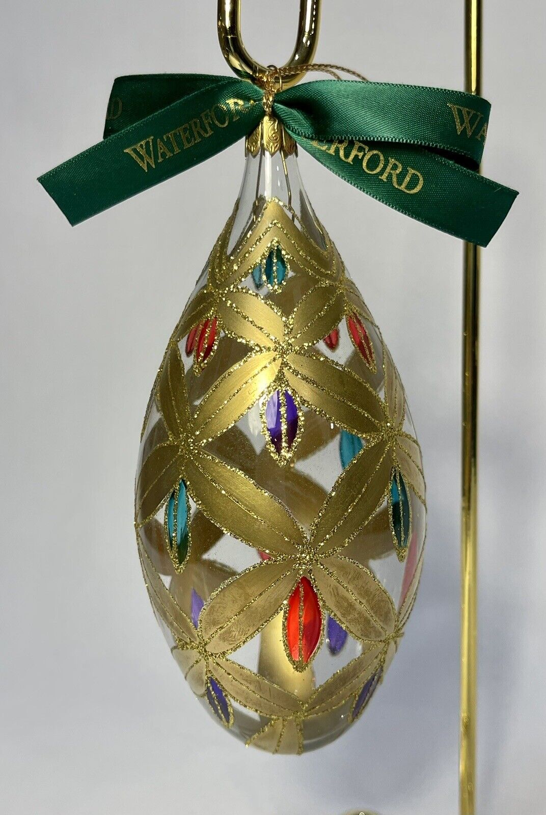 Vintage Waterford Holiday Heirlooms Annual Ornament Series Dated Egg 1999 Poland