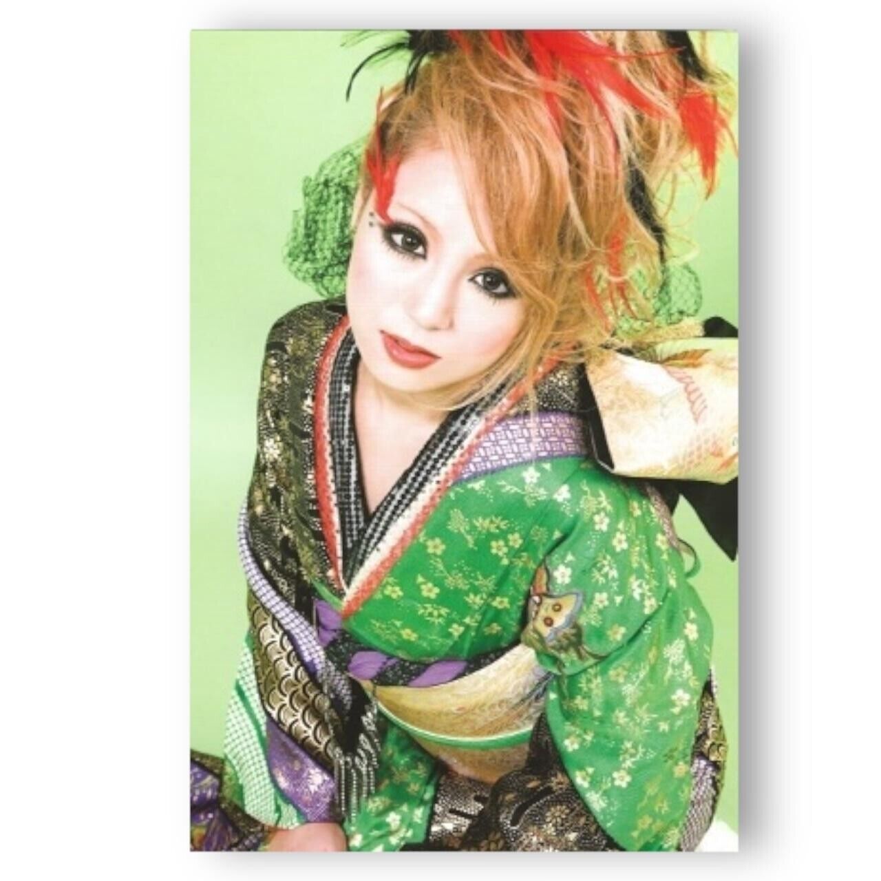 Japan Jfashion Y2K 2000s Gyaru Model Rina Sakurai Art Postcard