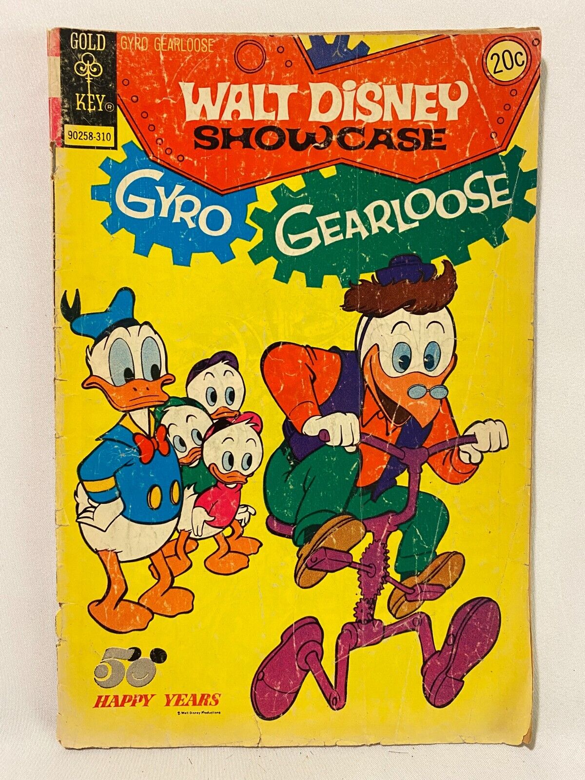 Vintage Oct. 1973 Walt Disney Showcase Gyro Gearloose #18 Comic Book 1-32 Pages