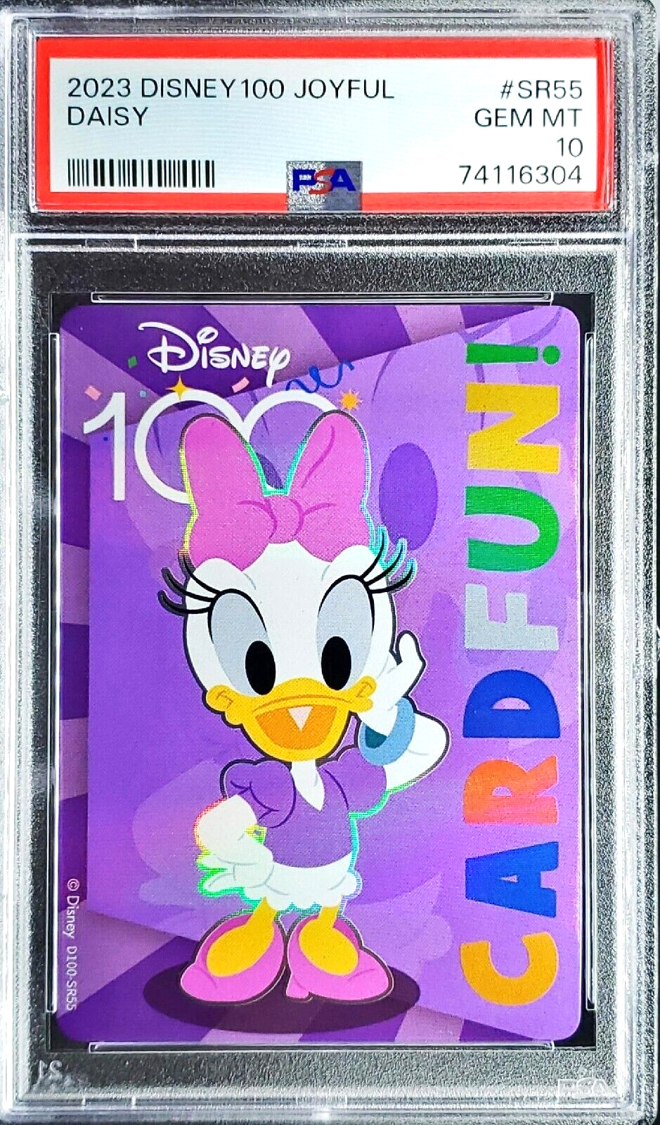 2023 Joyful Disney 100 Daisy Duck PSA 10 Gem Mint