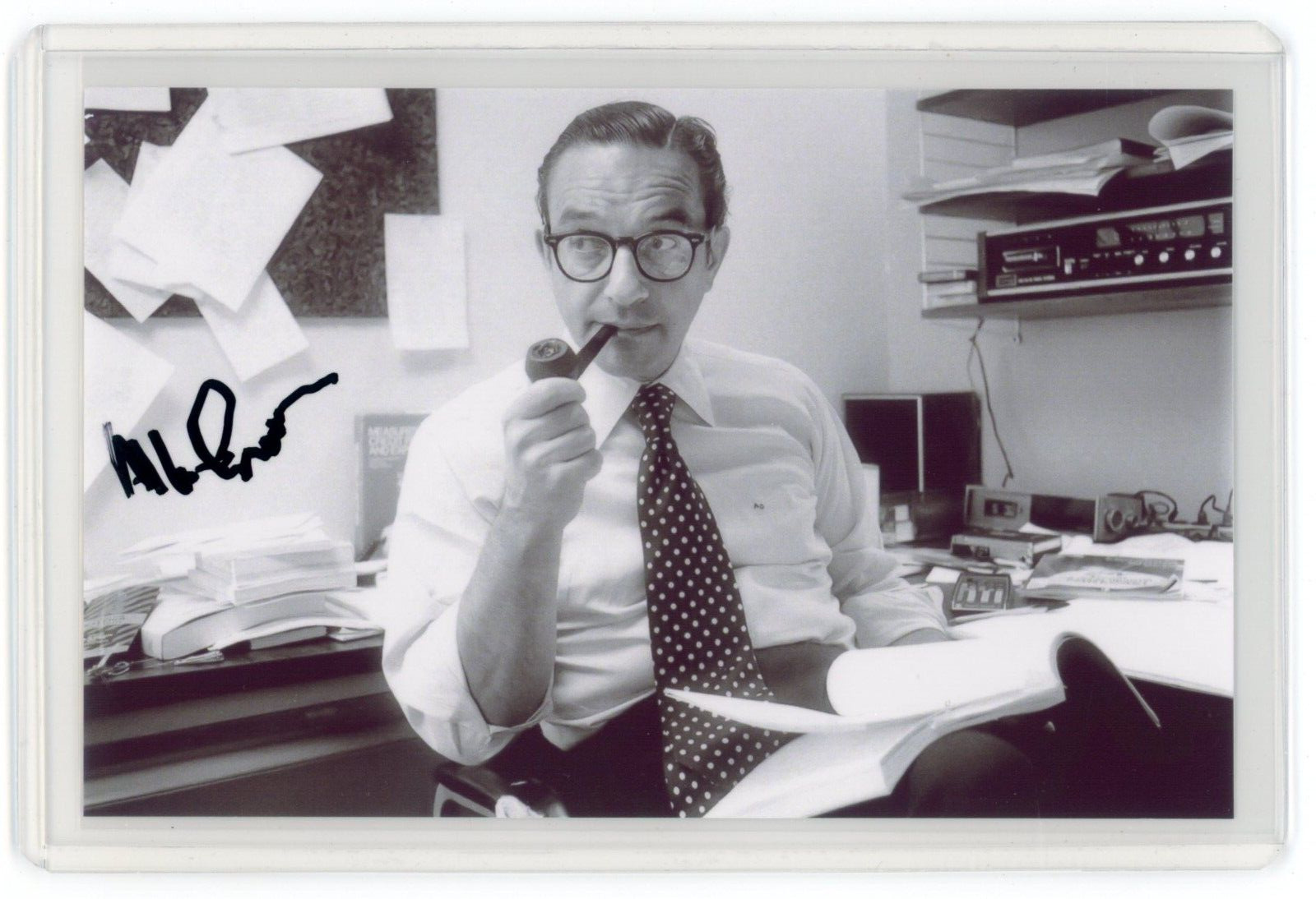 Alan Greenspan Signed Photo - US Chairman Federal Reserve Bush Clinton Economist