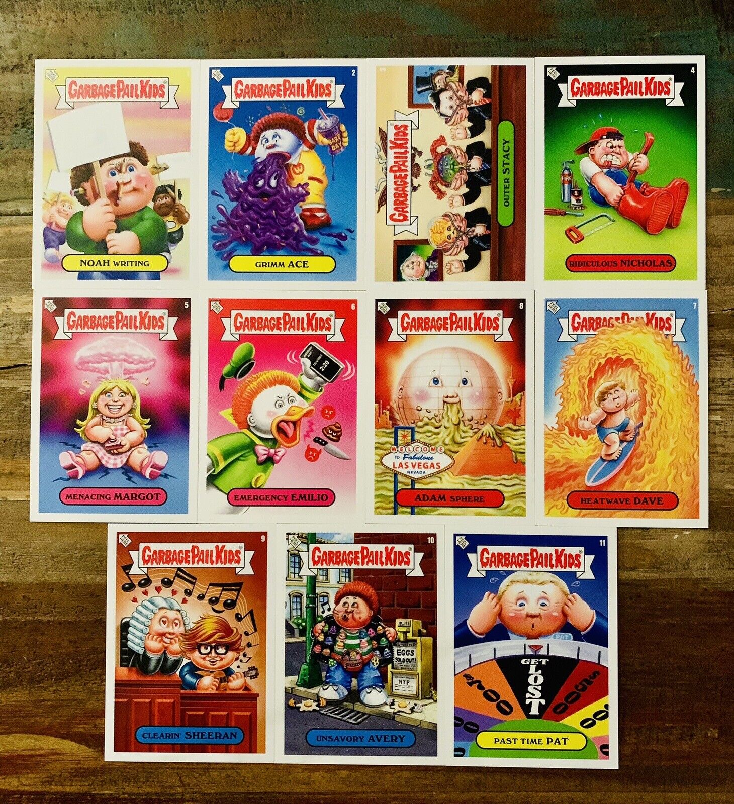 TOPPS GARBAGE PAIL KIDS 2023 WAS THE WORST COMPLETE 11 CARD BASE SET 