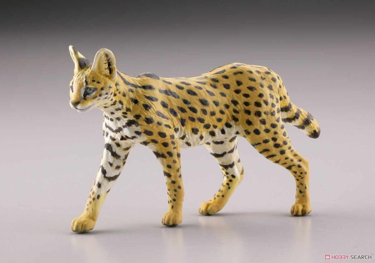 Kaiyodo Wild Rush Africa ONLY SERVAL ONLY figure excellent condition with paper