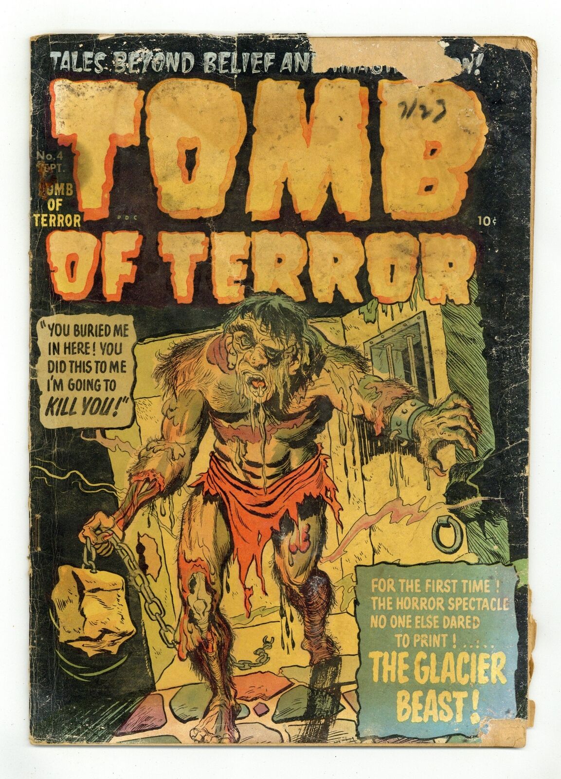 Tomb of Terror #4 PR 0.5 1952