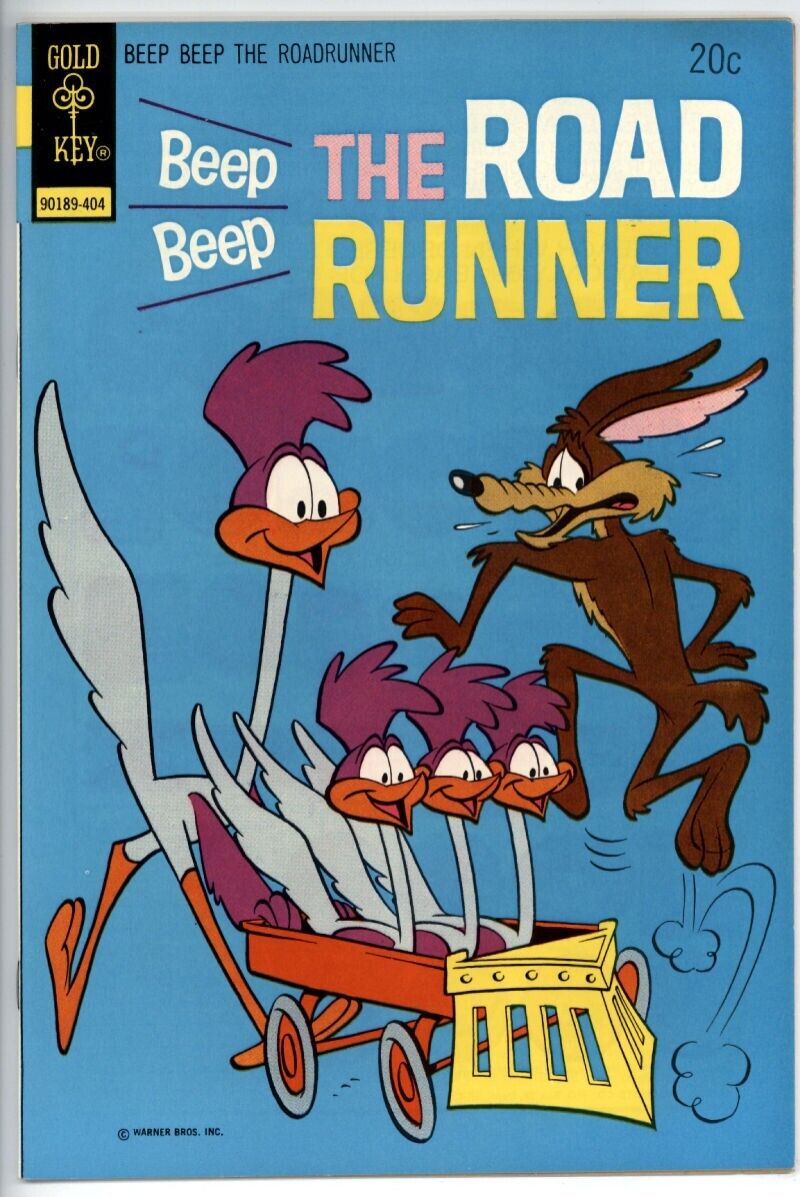 BEEP BEEP THE ROAD RUNNER #42 #46 #47 #60 SET 1974 GOLD KEY WILE E COYOTE